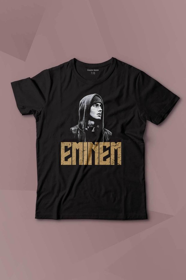 Eminem rap hiphop 8 mile shady printed kids t-shirt short sleeve