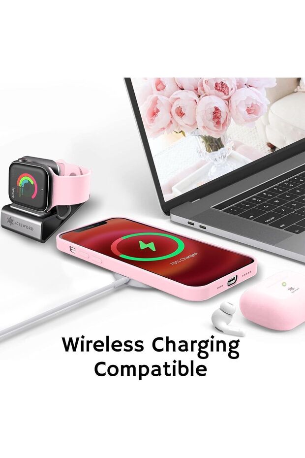 Case for iPhone 12 Pro Max Silicone Phone Case Microfiber Lining Protective Launch Case - 4