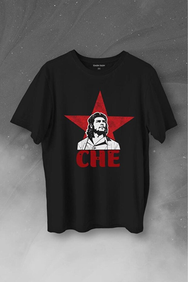 Ernosto Che Guevara Red Star Red Star Printed T-Shirt Unisex T-shirt