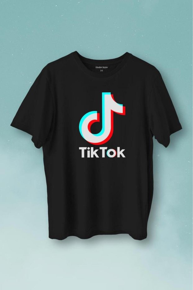 TikTok Logo TikTok Music Video Printed T-shirt Unisex t-shirt