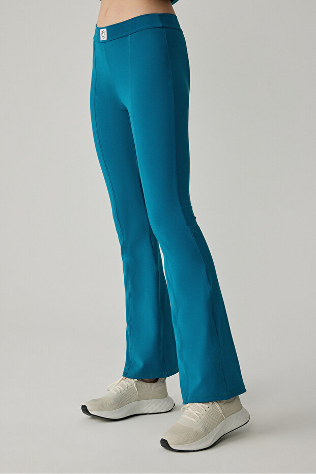 HILDA Urban Beat Kadın Fit & Flare Sportswear Mavi Pantolon - 2