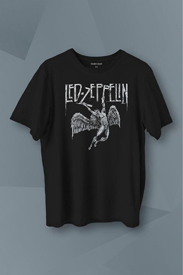 Led Zeppelin Falling Angel Rock Music Printed T-Shirt Unisex T-shirt