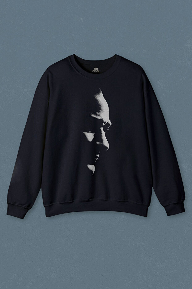 Navy Blue Sweatshirt Gazi Mustafa Kemal Atatürk 10 November Ideas Immortal Printed Unisex Sweat