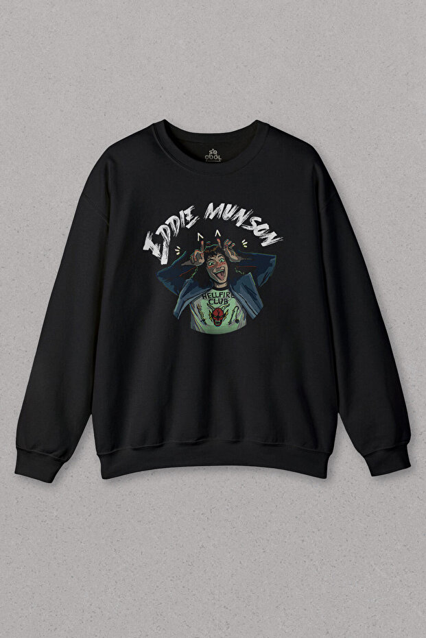 Unisex Sweatshirt Eddie Munson Stranger Things Season 4 Printed Sweat