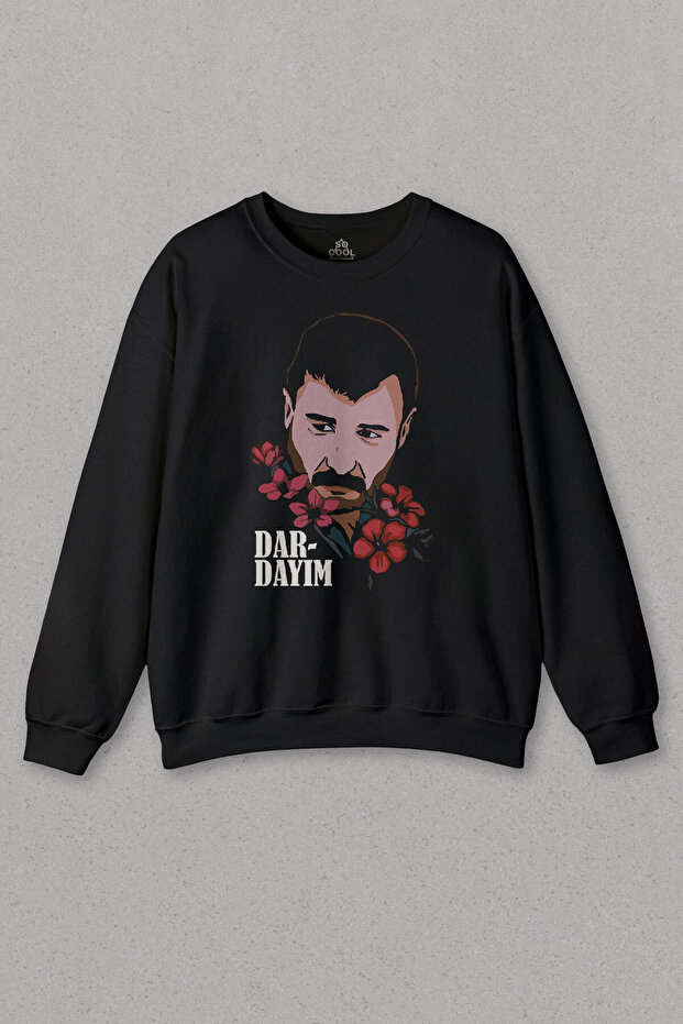 Unisex Sweatshirt Azer Bülbül Dardayim Arabesque Printed Sweat
