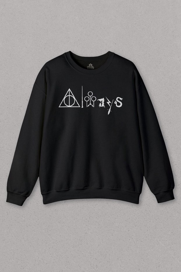 Unisex Sweatshirt Always Harry Logo Movie Always Printed Sweatshirt