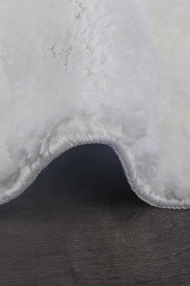 Bubble Krem Büyük Ebat 2'li Banyo Paspas Seti Kaymaz Tabanlı Yıkanablir Klozet Takımı - 8