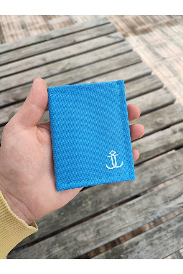 Unisex Wallet with Velcro Zipper and Keychain Coin Compartment / Velcro Wallet