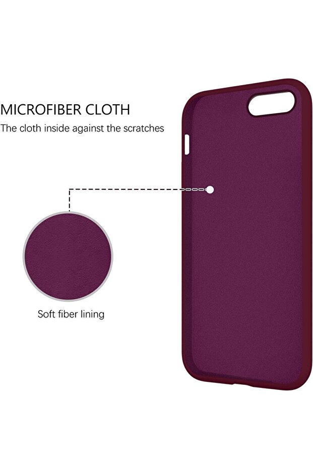 حافظة سيليكون لهاتف آيفون 6s بلس/6 بلس 5.5 بوصة، ناعمة الملمس ومقاومة للصدمات - 4