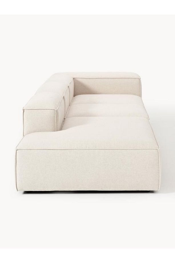 Soft Yumuşak Oturumlu Üç Modüllü Uzanmalı Modüler Kanepe, Keten - InNature Home - 6