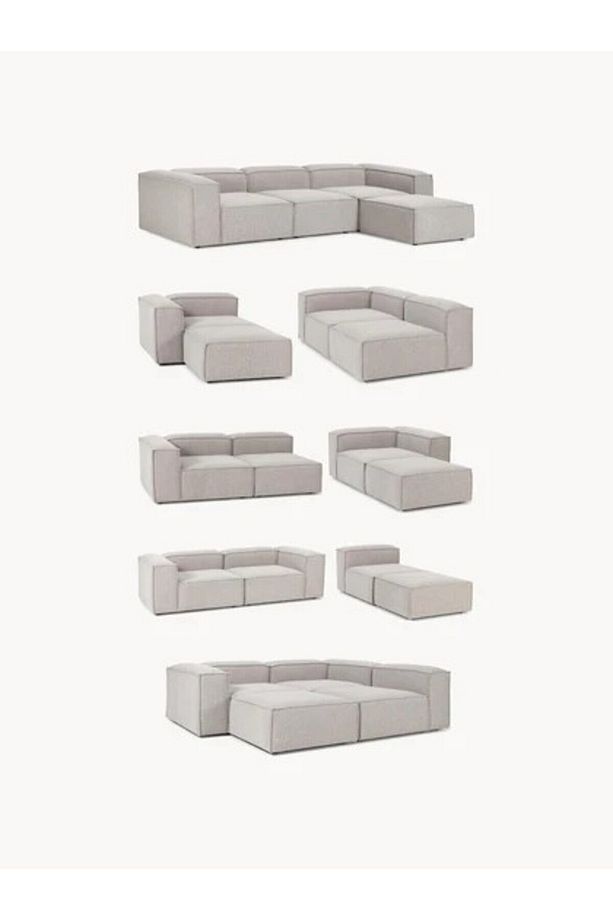 Yumuşak Oturumlu Soft Modüler Kanepe, Bukle (4-Kişilik) - InNature HOme - 7