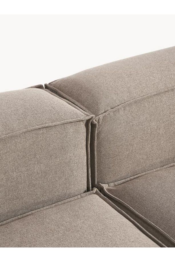 Soft Yumuşak Oturumlu Üç Modüllü Uzanmalı Modüler Kanepe, Keten - InNature Home - 7