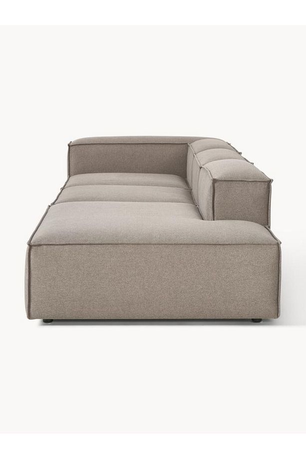 Soft Yumuşak Oturumlu Üç Modüllü Uzanmalı Modüler Kanepe, Keten - InNature Home - 4