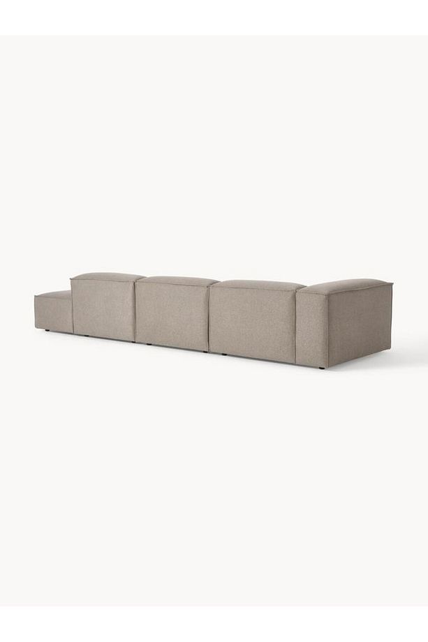 Soft Yumuşak Oturumlu Üç Modüllü Uzanmalı Modüler Kanepe, Keten - InNature Home - 5