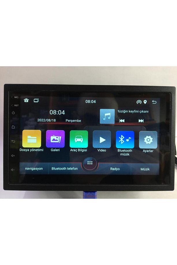 7" Double Teyp Android 15 2 Gb Ram 32 Gb Hafıza Apple Car Play Android Auto Kamera Dabıl - 2