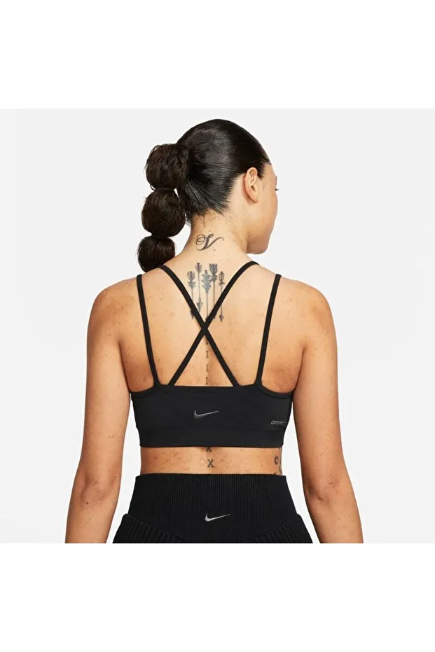 Yoga Dri-fıt Adv Indy Siyah Kadın Sporcu Sütyeni (Dar Kalıptır) - 1