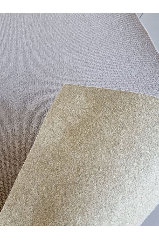 Avantaj Krem Ucuz Halıfleks Keçe Taban Halıfleks Overloksuz - 4