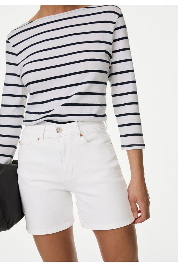 Regular Fit Denim Şort - 5