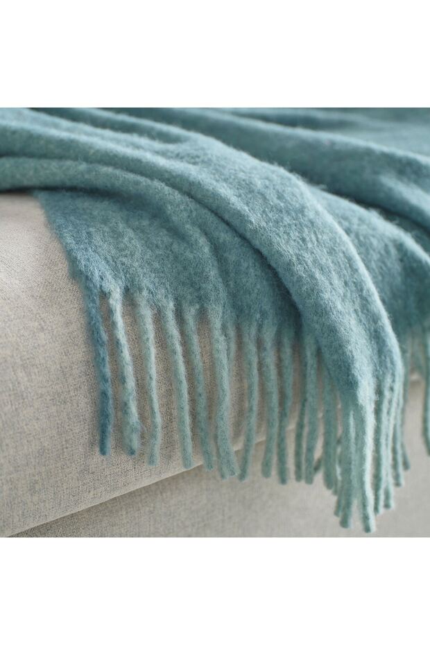 Coverlet, Off-White, Turquoise, Blue, Yellow 130X170 cm
