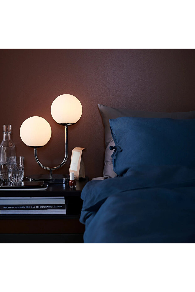 Simrishamn Abajur İkili Dekor Abajur 42 cm - 4