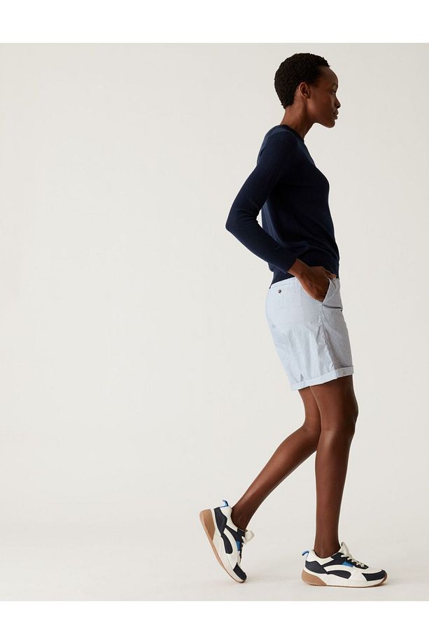 Regular Fit Chino Şort - 2