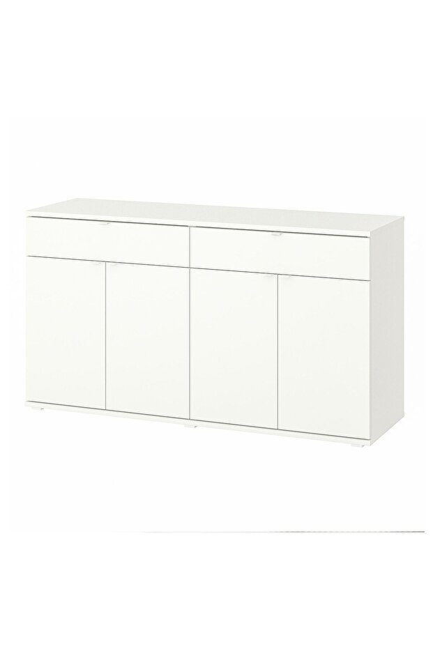 dolap, beyaz, 140x37x75 cm - 1