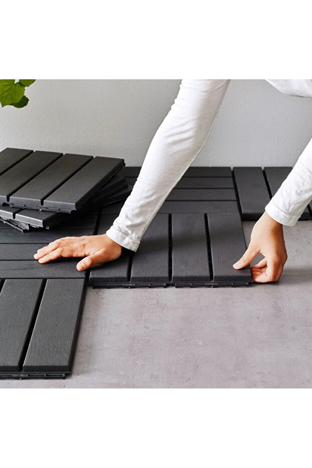 RUNNEN yer döşemesi siyah - 5