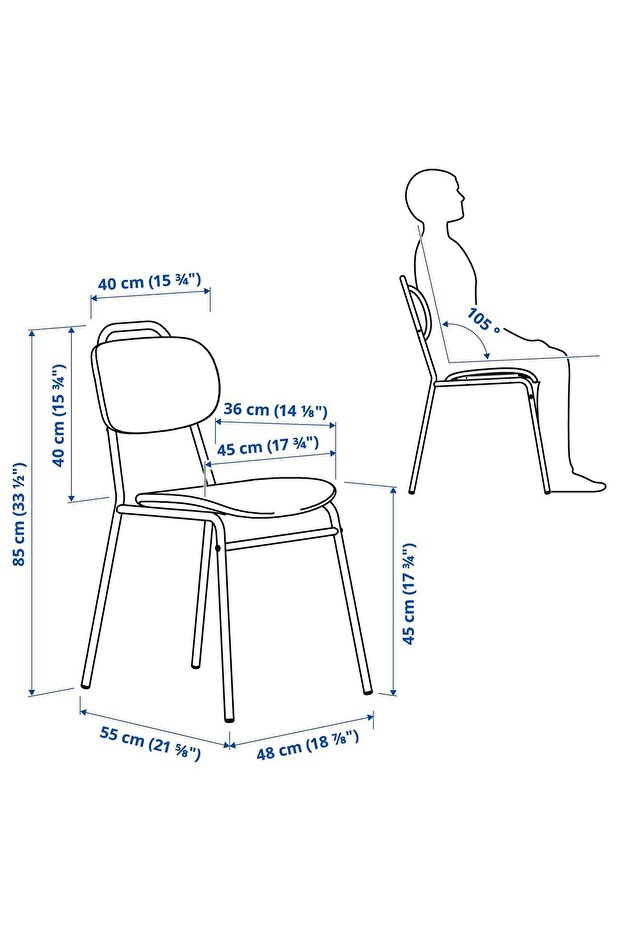sandalye, yeşil - 7