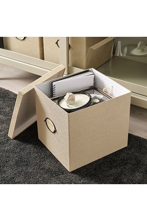 Kvarnvık Kapaklı Kutu, Bej - 3