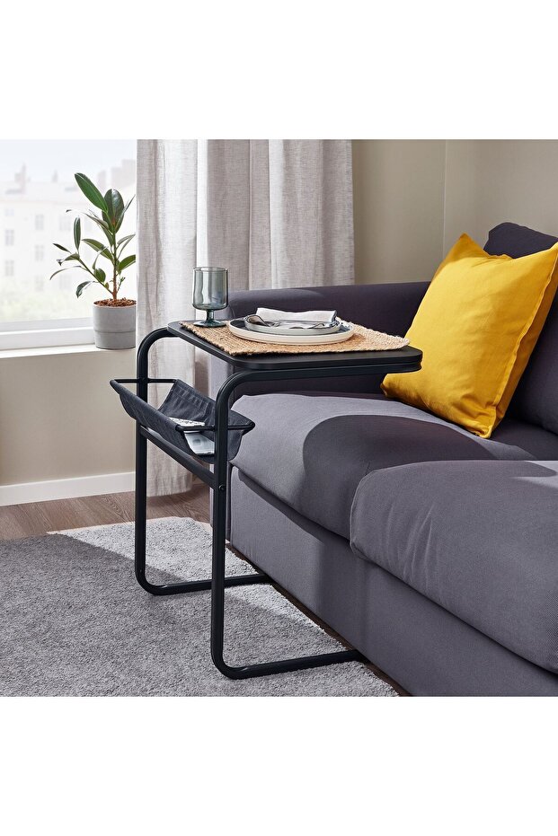 طاولة جانبية، الطول: 53 سم العرض: 50 سم الارتفاع: 63 سم - 1