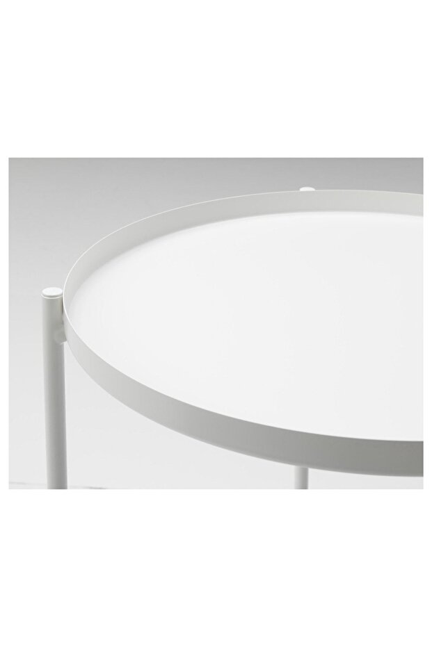 Gladom Tepsili Sehpa, Beyaz - 4