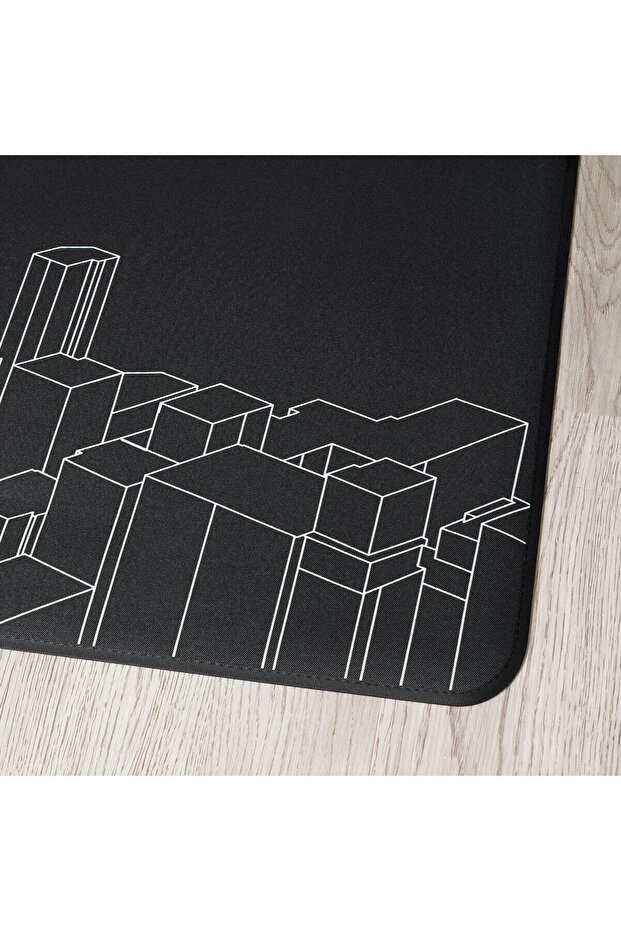 Floor Protector, Mouse Pad, Black, 110X100 - 4