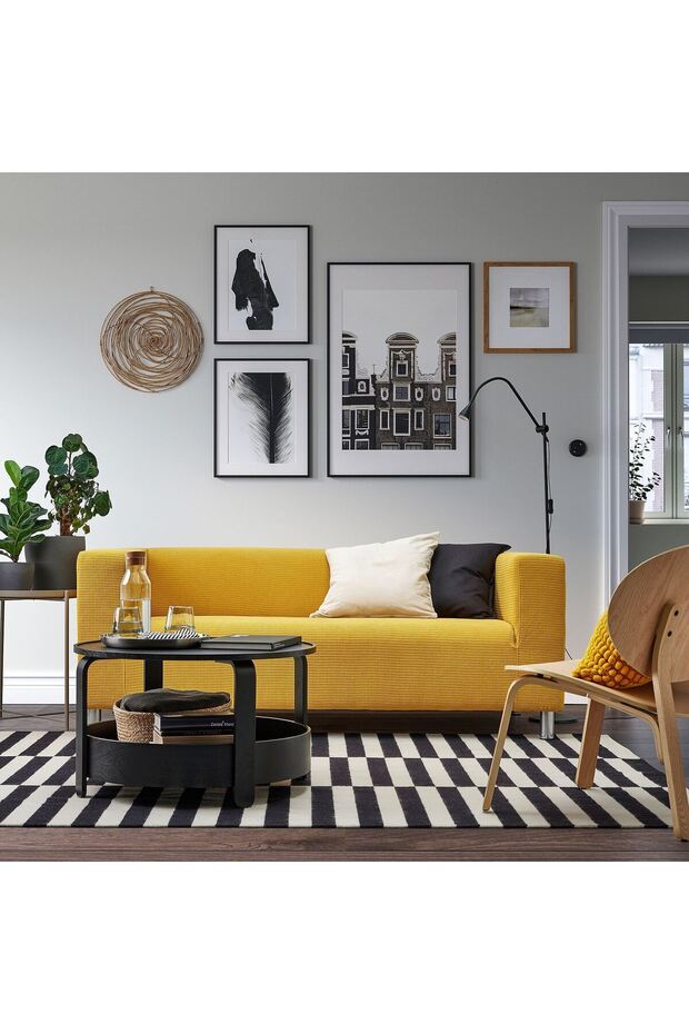 orta sehpa, siyah, 70 cm - 4