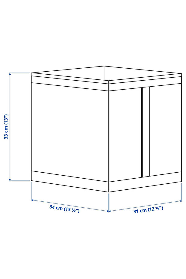 SKUBB kutu seti, beyaz, 31x34x33 cm, 3 adet - 6