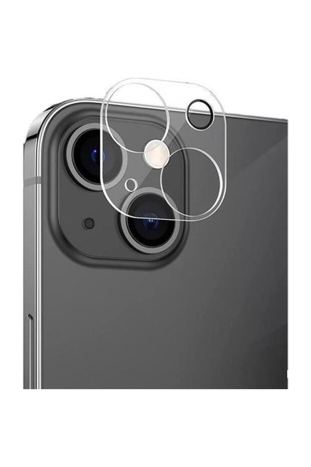 واقي عدسة الكاميرا الزجاجي الشفاف المتوافق تمامًا مع سلسلة iPhone 13 Mini Davin قطعتين