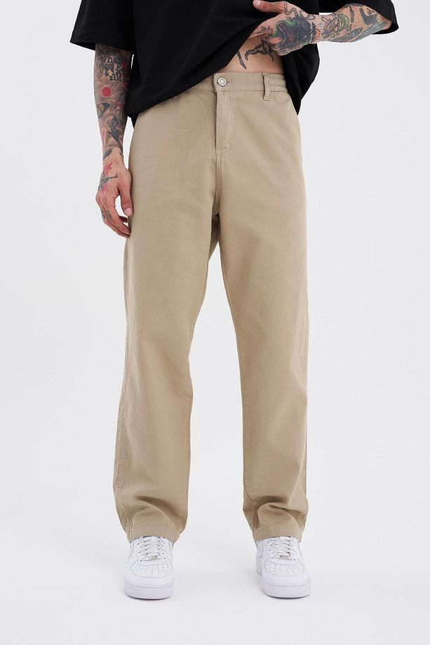 Erkek Regular Bej Jean - 1
