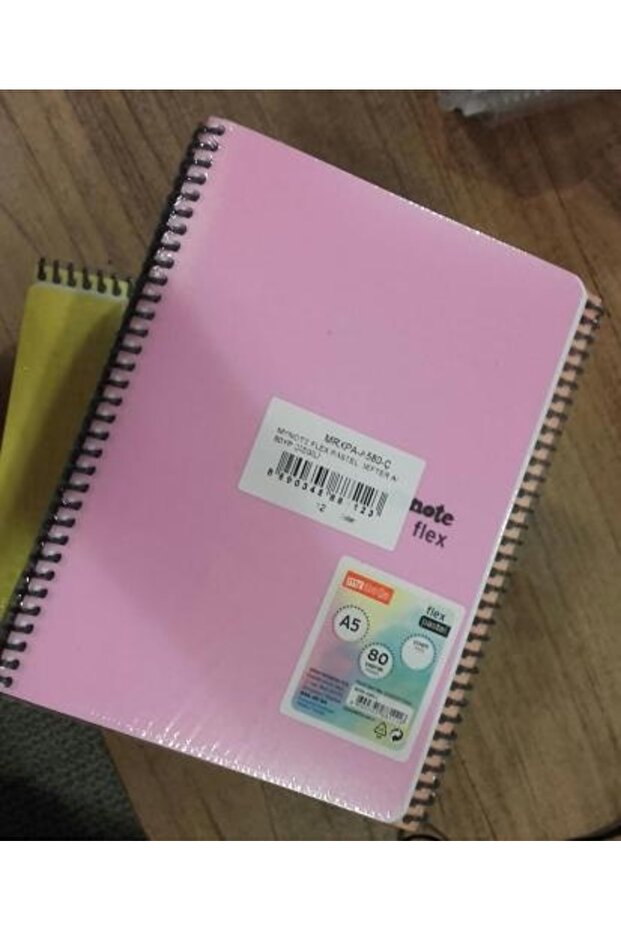 My Note Flex Pastel Notebook A5 80yp. Striped - 2
