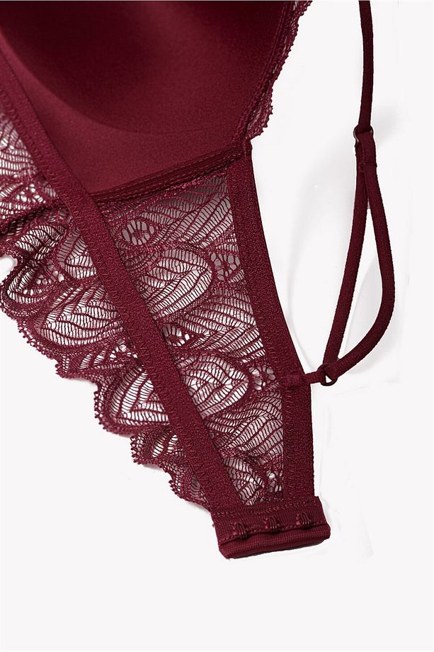Mozi Bralet Şarap Rengi - 5