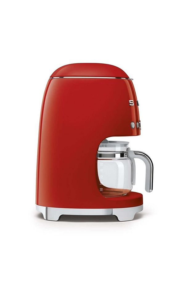 50's Style Retro Kırmızı Filtre Kahve Makinesi Dcf02rdeu - 6
