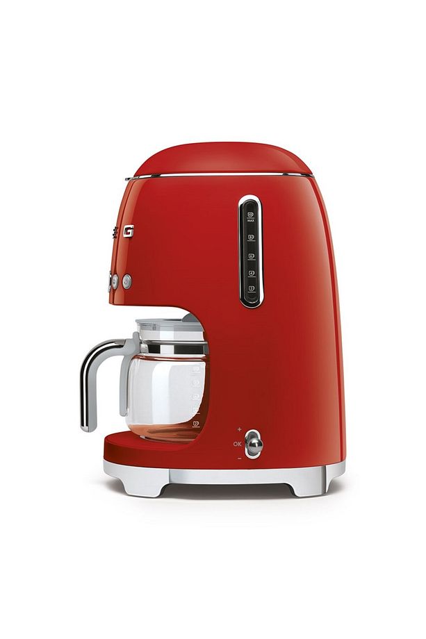 50's Style Retro Kırmızı Filtre Kahve Makinesi Dcf02rdeu - 7
