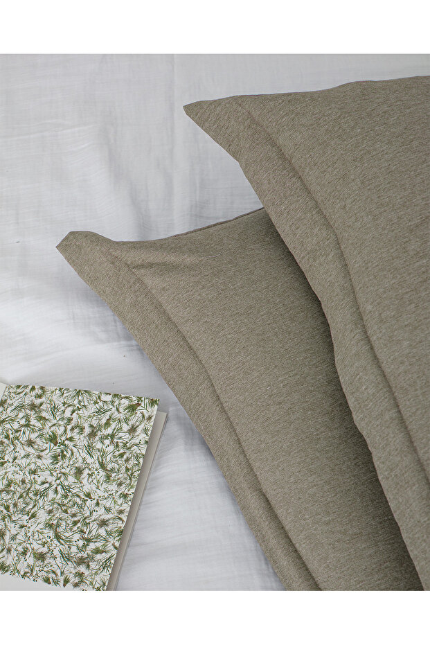 Meleni Tek Kişilik Uyku Seti - Haki - 5
