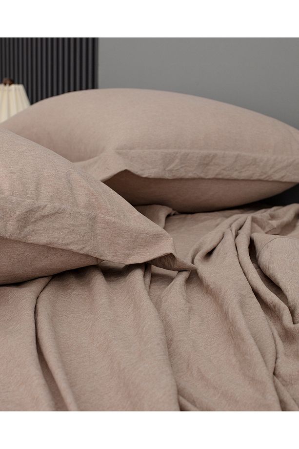 Meleni Tek Kişilik Comforter Set - Kiremit - 6