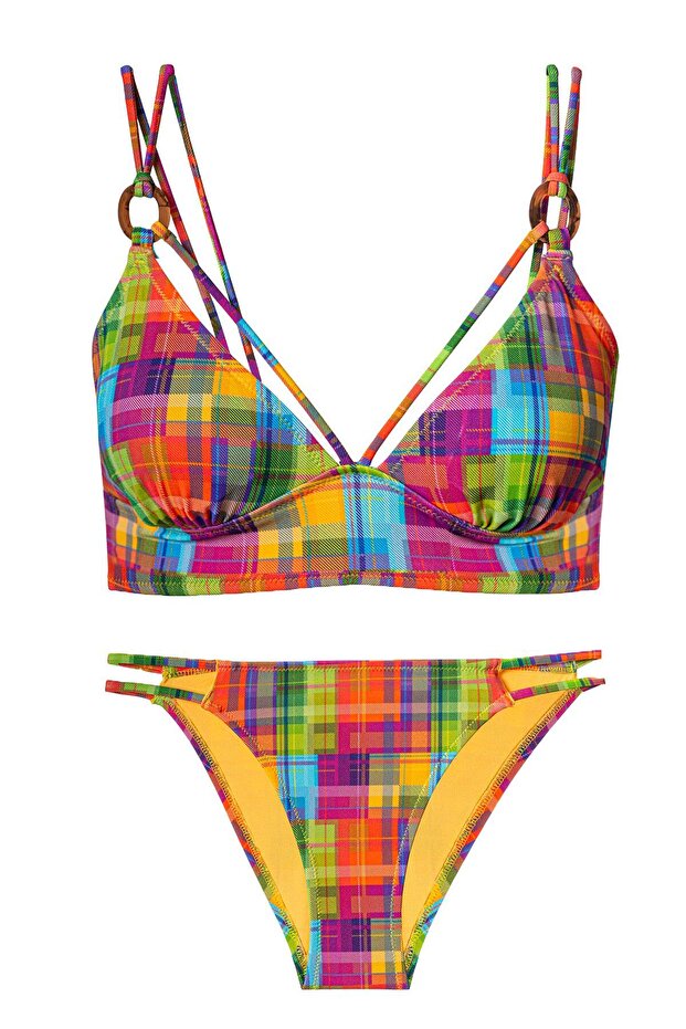 بدلة بيكيني Clichy بنمط هندسي - 5