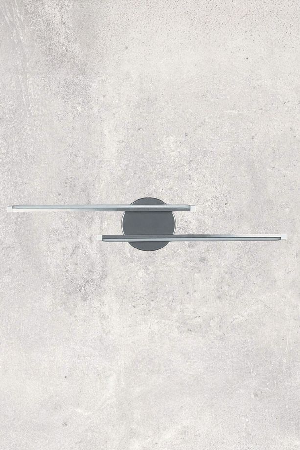 Sare Aplik Modern Tasarım Gri Renk - Gün Işığı Ledli Banyo - Mutfak - Salon Led Duvar Aplik - 5