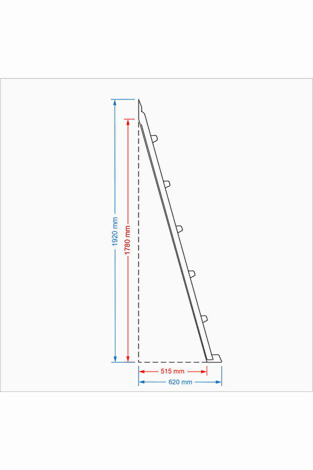 Merdiven 5 Basamaklı - Yatık - 3