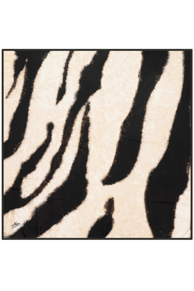 90X90 Aker Polyester Tivil Eşarp - 1