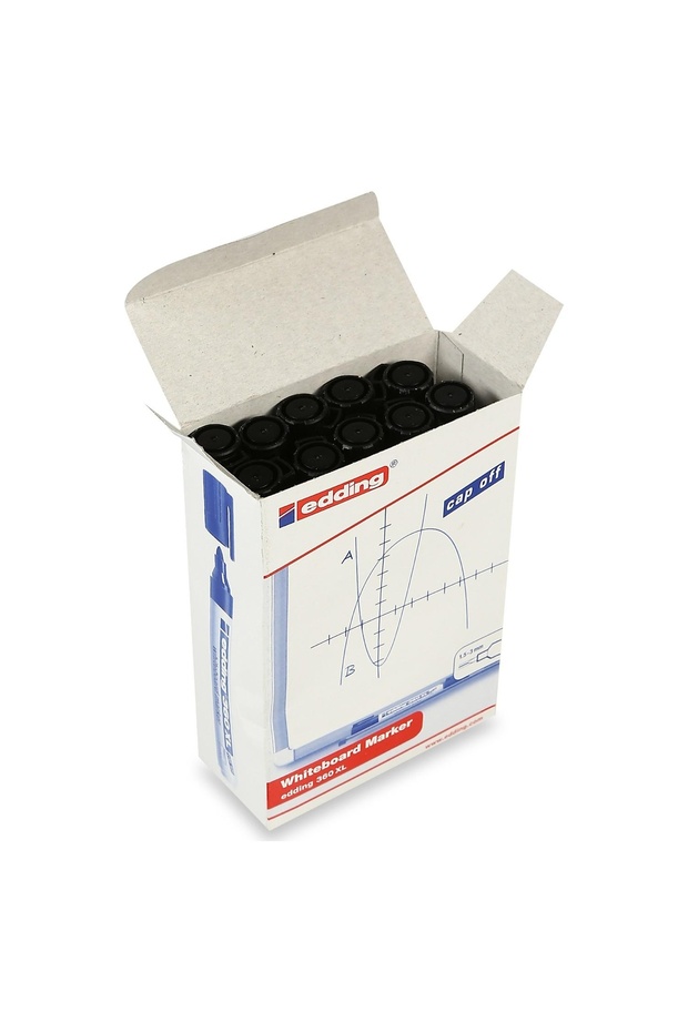 ORİJİNAL Beyaz Tahta Kalemi E-360Xl Siyah - 1