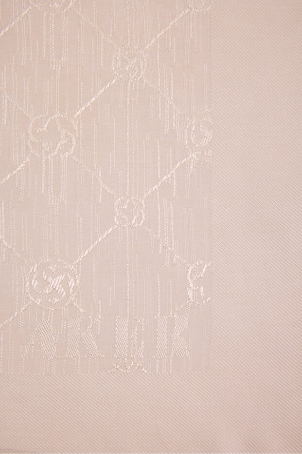 Ekru 90x90 Koza Eşarp - 2