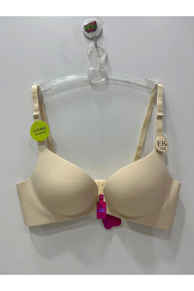 Laser Cut Double Push up Skin Bra-533