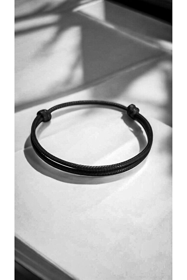 Ayarlanabilir Unisex 2’li İp Bileklik Seti - El Yapımı, Minimal Tasarım - 3